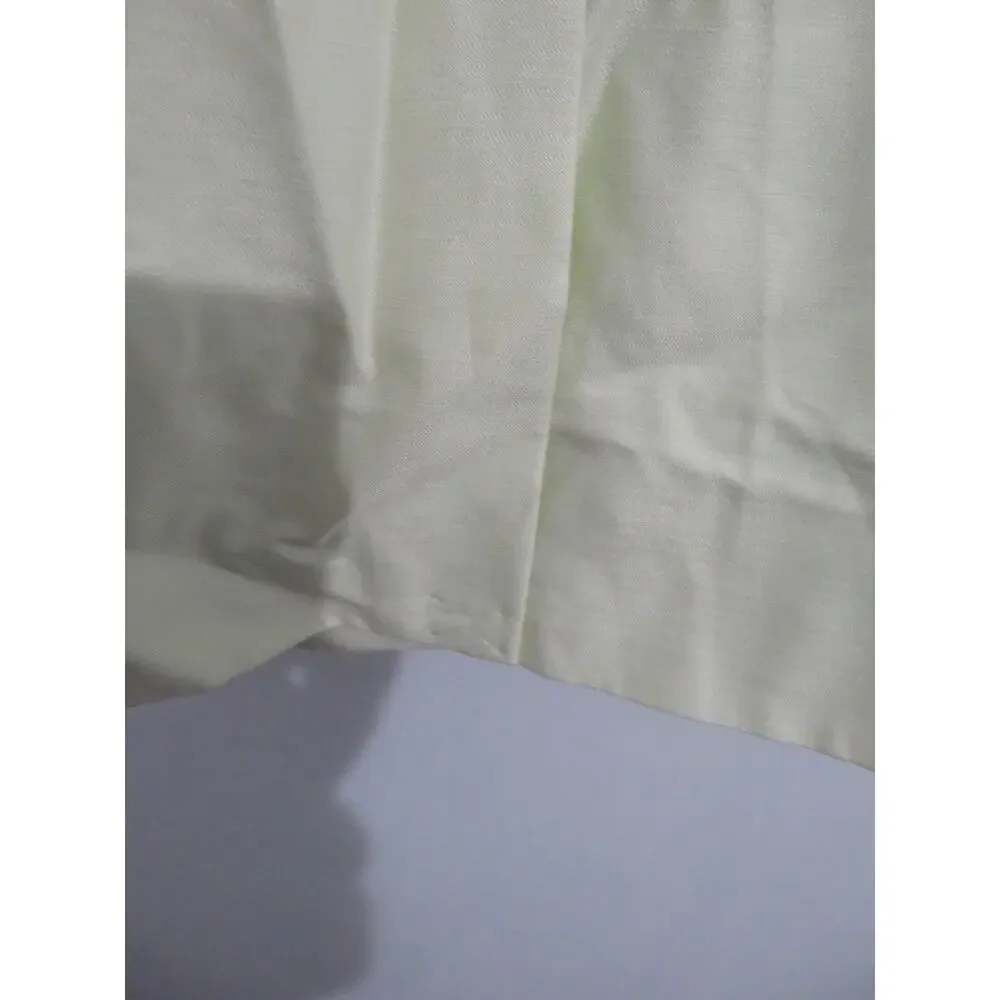 Banana Republic Sz 4 Light Green Hourglass Linen Blend Blazer Jacket Career